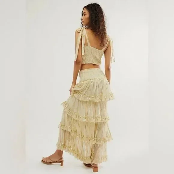 Jen's Pirate Booty x Free People Solar Skirt Set in Full Moon